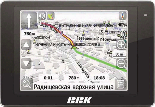 Навигатор GPS BBK N 3501